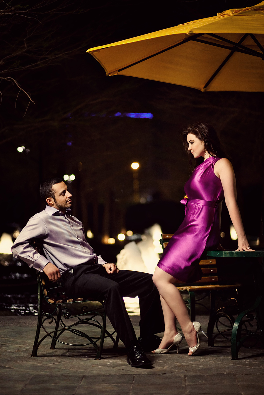 nicole and casey engagement images downtown dallas engagement session images with table4 photography