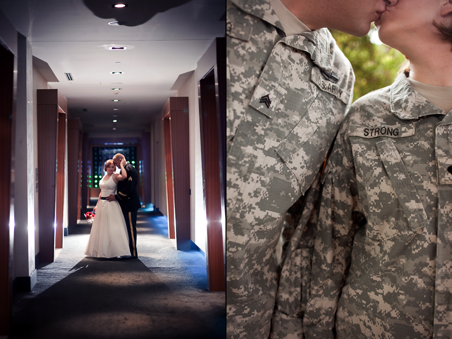 army military wedding photos, w hotel dallas wedding photos